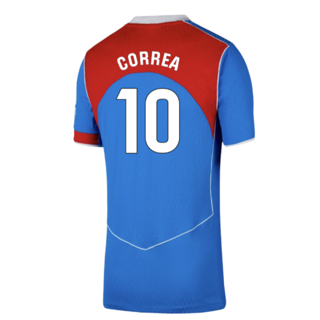 2025-2026 Atletico Madrid Authentic Third Shirt (Correa 10)