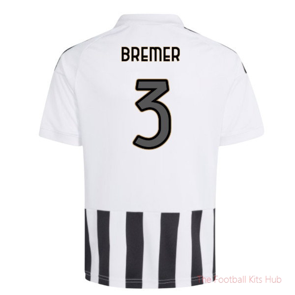 Breathable Juventus 2026-2027 Home Shirt (Kids) (Bremer 3)