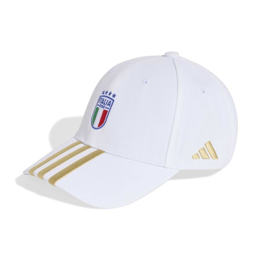 Italy Baseball Cap Pure White/gold For Algeria Football Fans