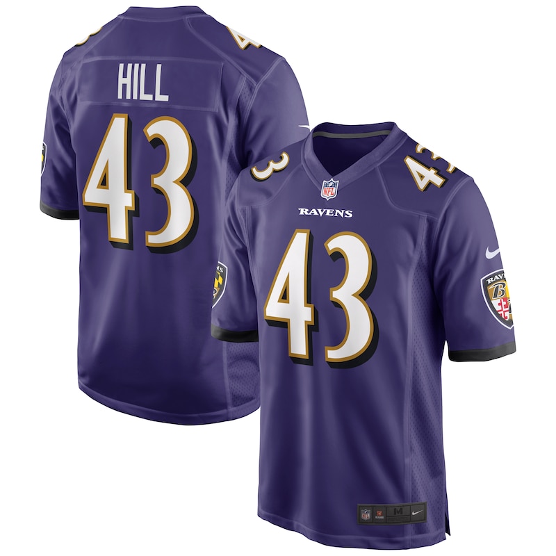 None Justice Hill Baltimore Ravens Powerhouse Team Collector's Item