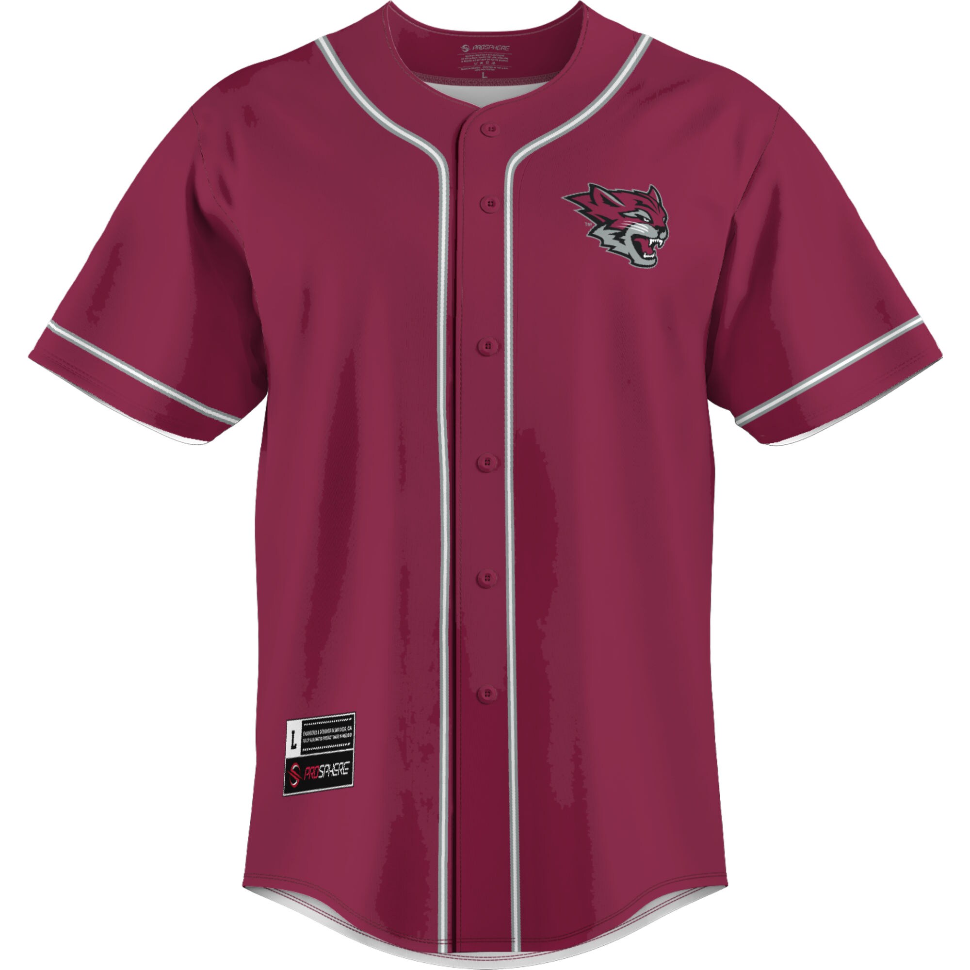 [DDG] Cal State Chico Wildcats GameDay Greats Lightweight Baseball Jersey - Cardinal
