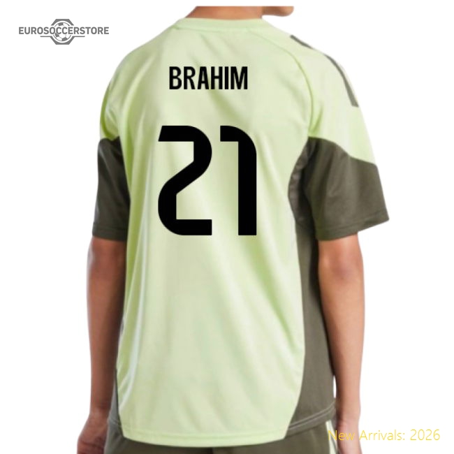 2025-2026 Football Team Kids Gentle Jersey Brahim Kids-safe Technology