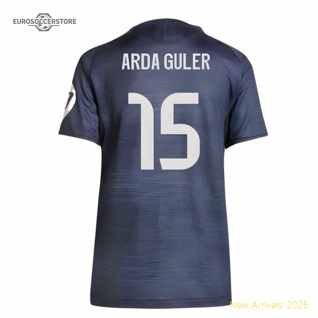 2025-2026 Madrid Real Madrid Away Jersey Shirt (Ladies) (Arda Guler 15)
