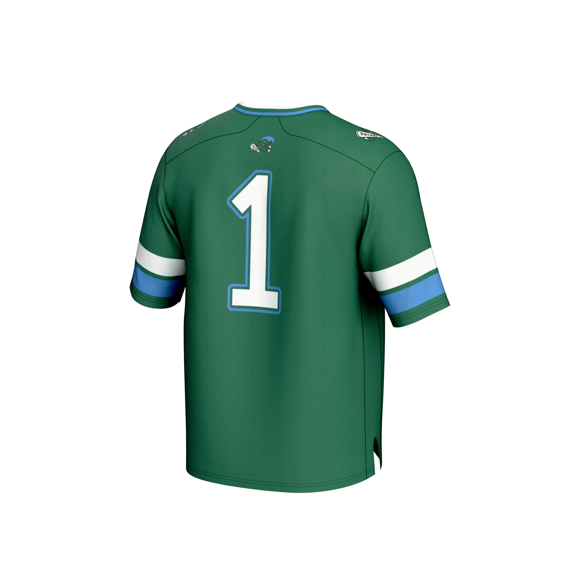 Unisex #1 Green Tulane Green Wave Collegiate Football Fashion Jersey