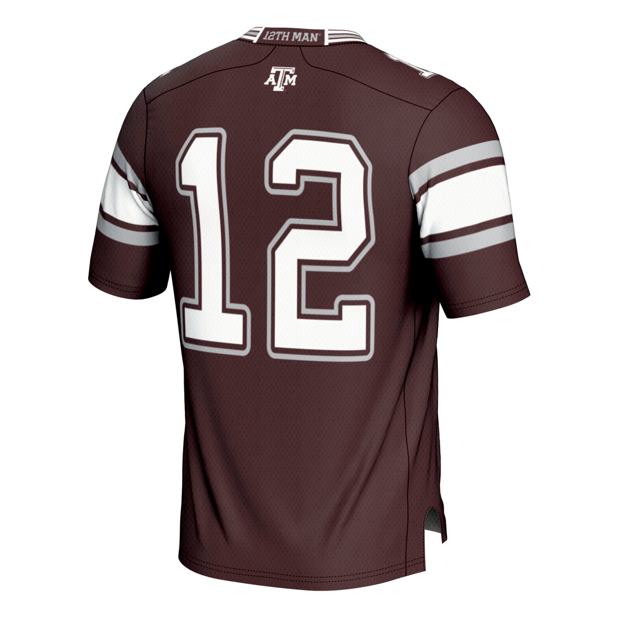 Men's #12 Maroon Texas A&M Aggies Football Lightweight Fashion Jersey