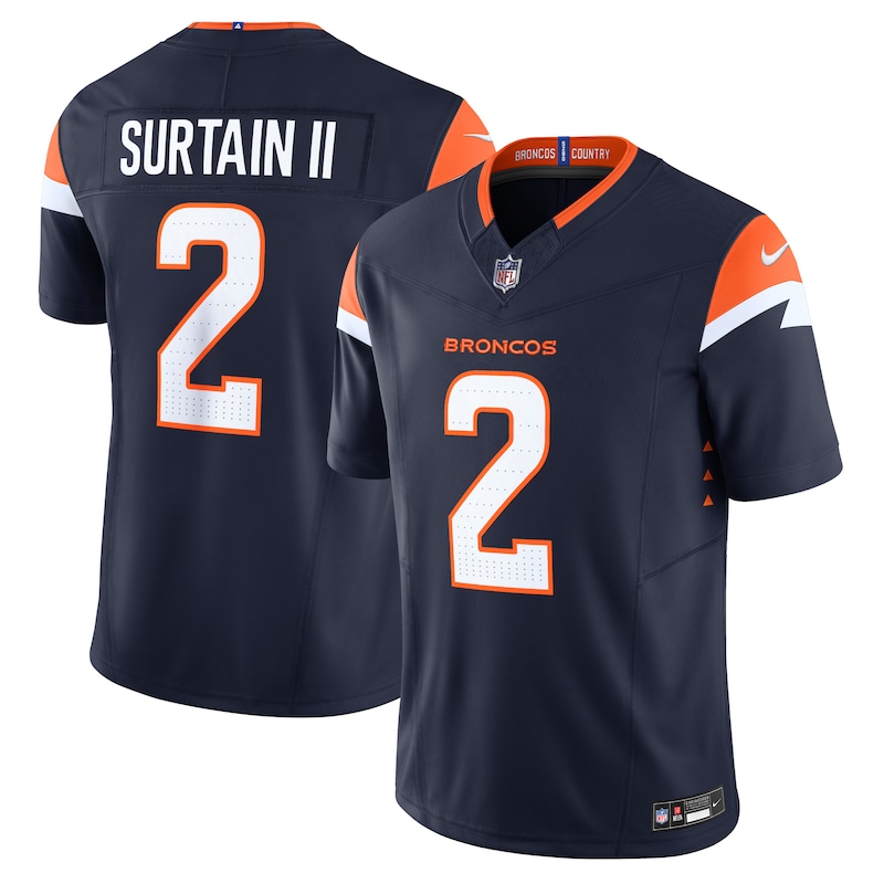 None Patrick Surtain II DEN Broncos Premium-Quality Game Jersey