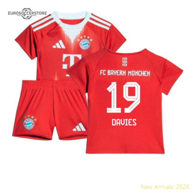 Bayern Munich 2024-25 Home Fan Version For Adults (Davies Match