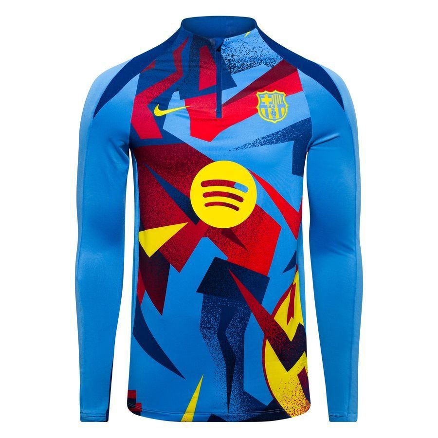 [EFKS] Barcelona Dri FIT Strike Drill Pre Match University Blue/Opti Training Yellow