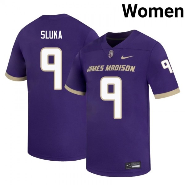 Women NCAA Team #9 Matthew Sluka Pro Series Jersey - Affordable