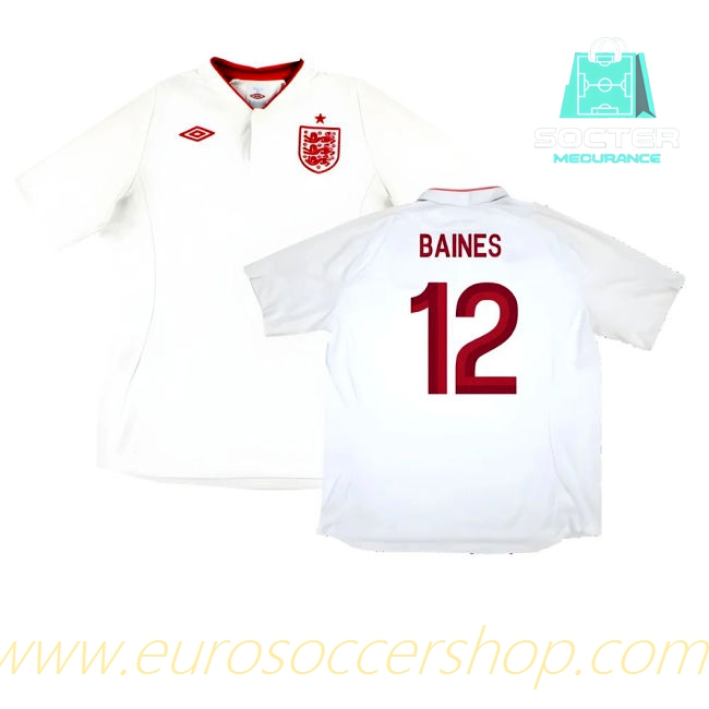 Three Lions Home Shirt (Baines 12)