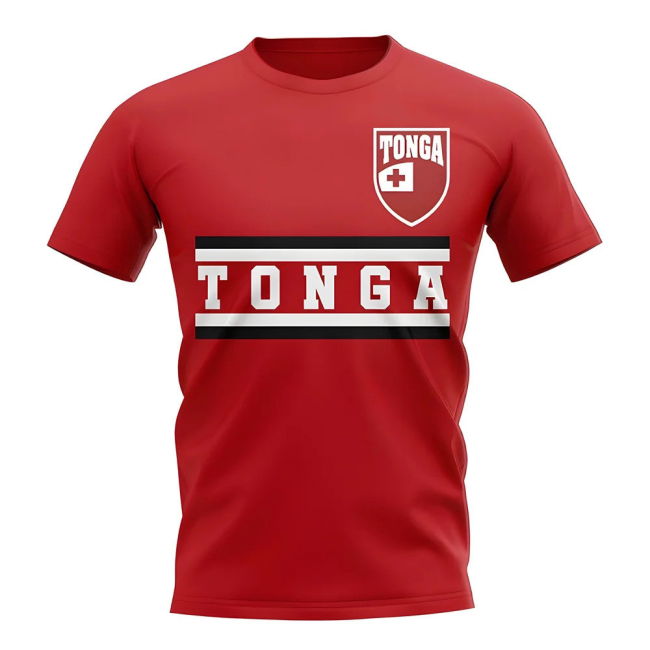 Kit Tonga Core Football Country T-Shirt (Red) Kit High Athletic