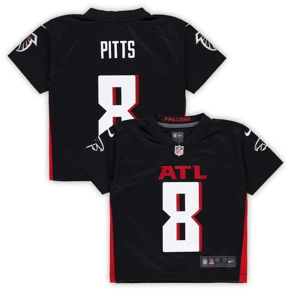 None Kyle Pitts Game Jersey - Black | NFL Player Jersey | NFL Football