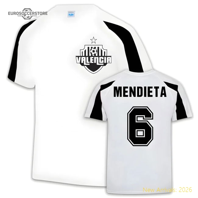 Fan-Favorite Valencia Sports Training Jersey (Gaizka Mendieta 6)