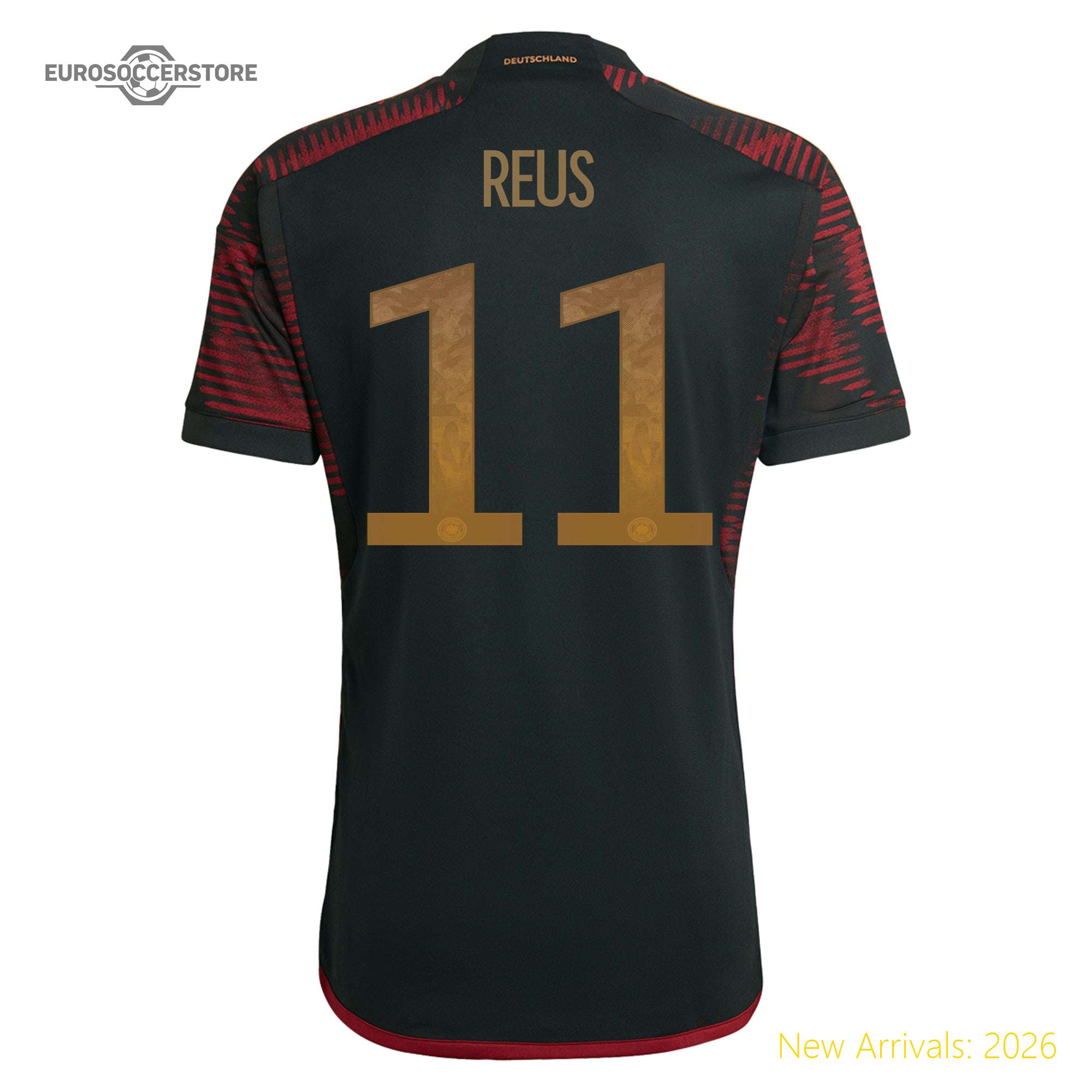 League Approved Sleek Design Kids Ger Team Away Official Jersey 2022