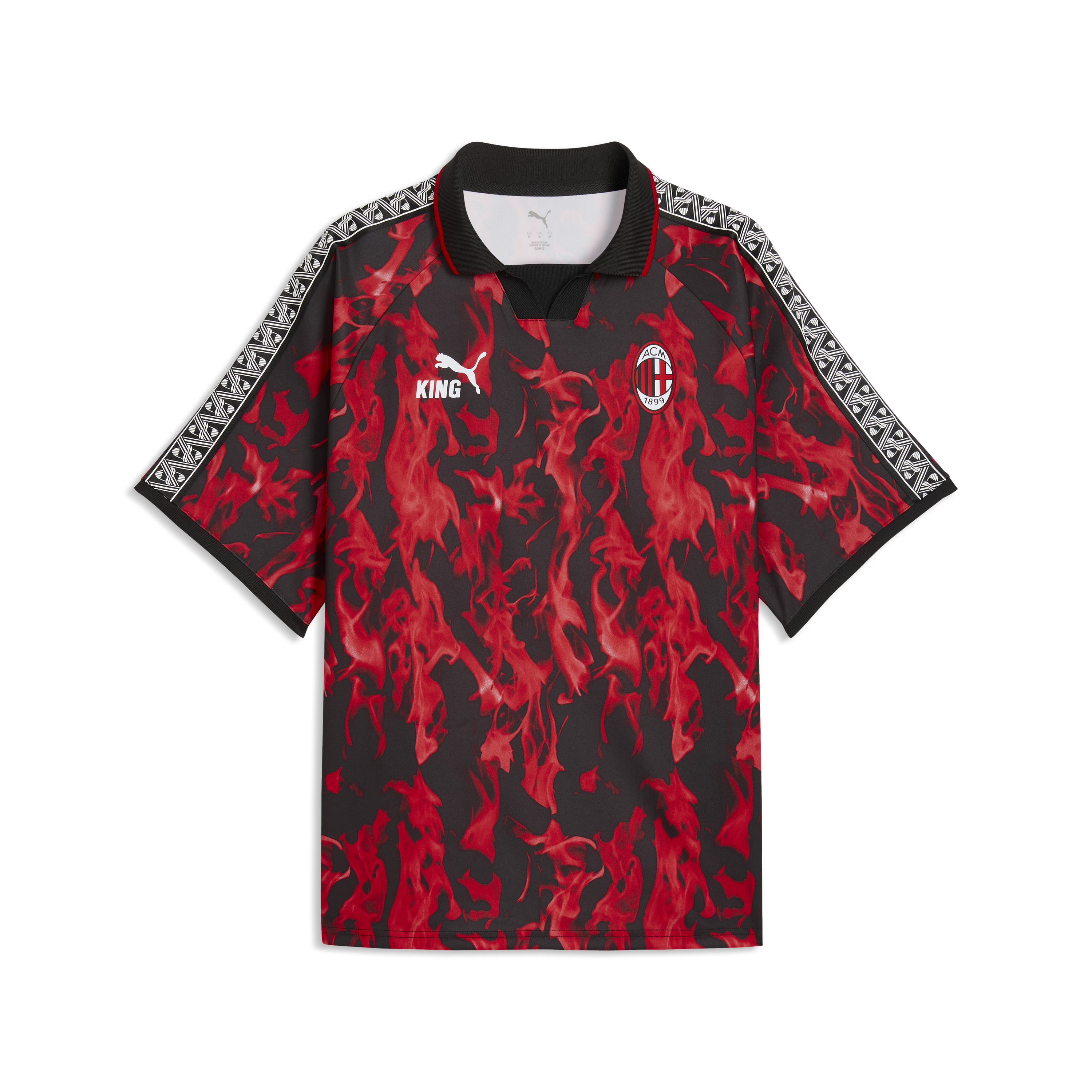 [SJH] AC Milan King Retro Jersey - Red