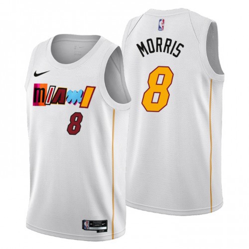Nike Heat White Miami Heat #8 Jersey - Economical Game Day Wear