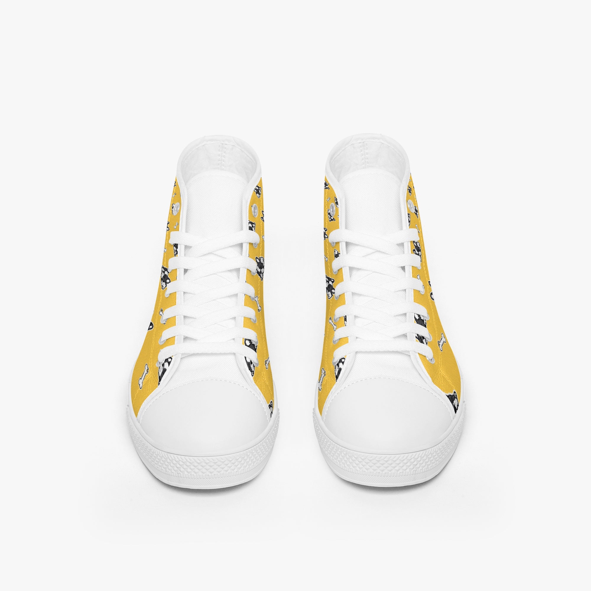 - Durable Classic High-top Canvas Shoes For Dog Lovers | Trendy Style