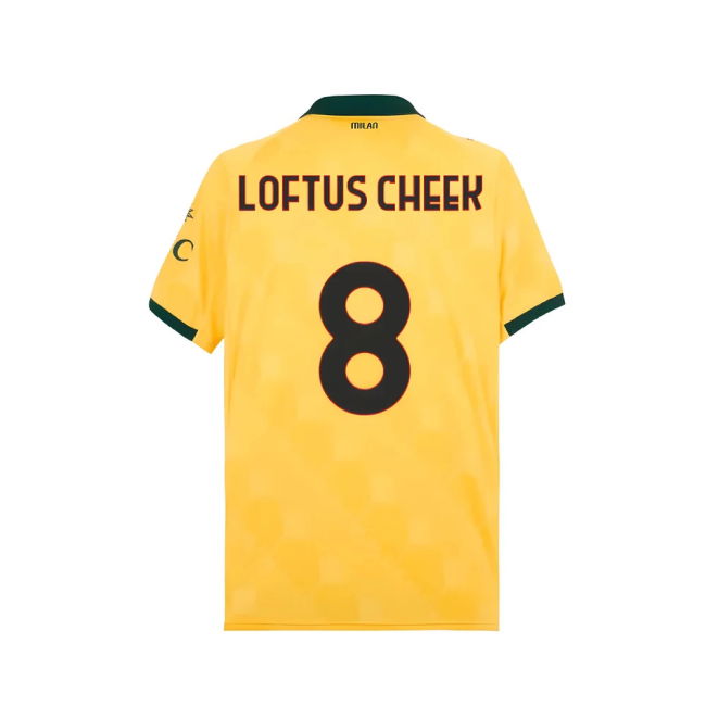 2025-2026 AC Milan Third Sleek Shirt (Loftus Cheek 8) Quick Dry