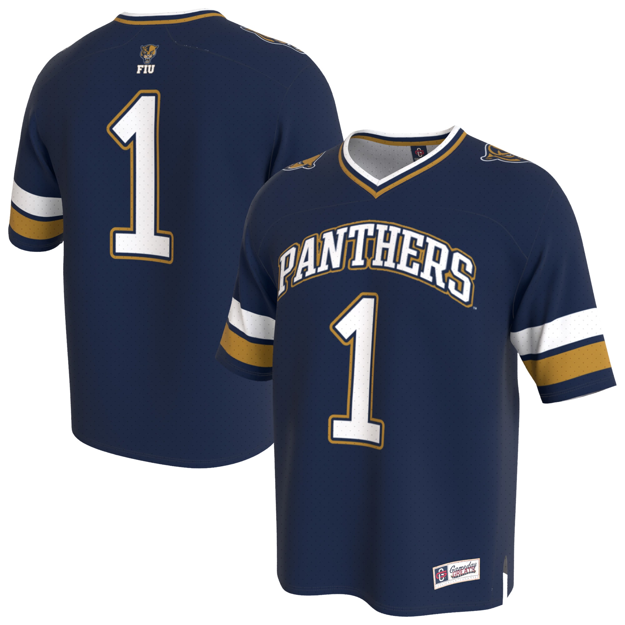 FIU Panthers GameDay Greats Youth Lightweight Collegiate Football Fashion 2026 Season Football Jersey - Navy