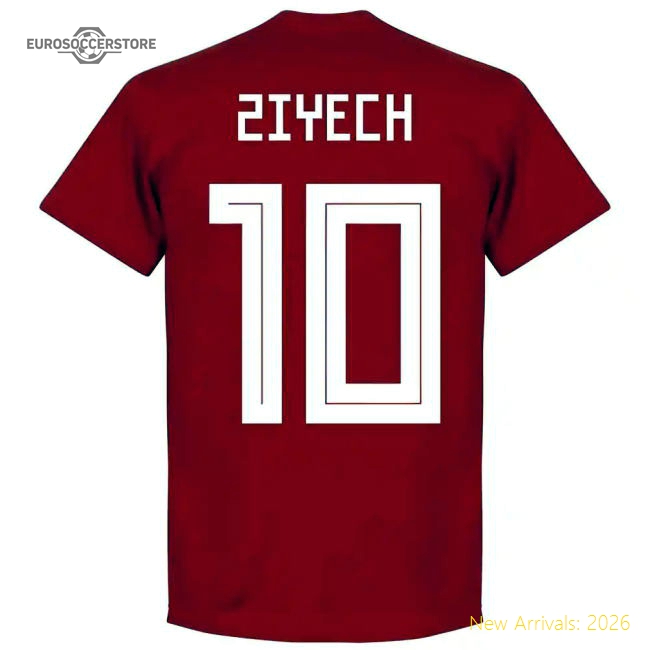 Pro Morocco Ziyech 20242025 Regular Jersey Slim Quickdry
