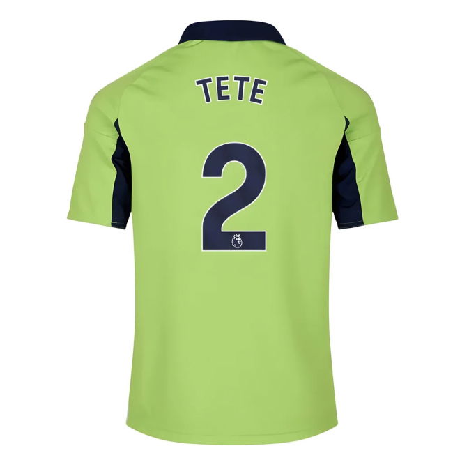 Breathable Fabric 2025-2026 Fulham Away Top-Tier - Vintage Tete 2#118