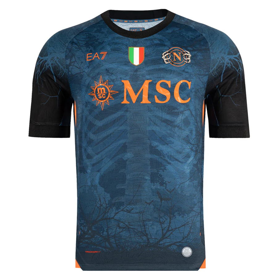 Official Advanced Fabric Napoli Halloween Blue Shirt 202526
