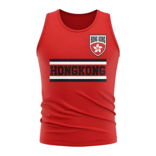 Hong Kong Core Football Country Sleeveless Tee (Red)