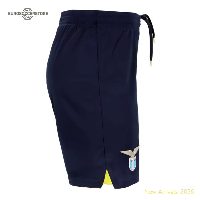 2024-2025 Lazio Away Shorts (Navy) - Kids