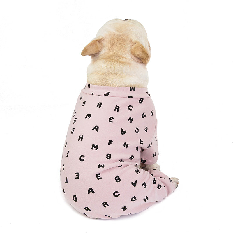French Bulldog Letter Print Winter Clothes For French Bulldog (ws310) Warm Dog Outfit