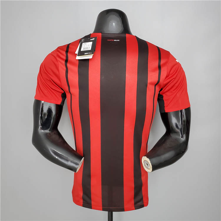 Lightweight AC Milan 21-22 Home Red Soccer Jersey Football Shirt