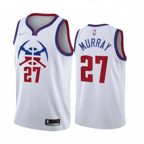 Nuggets White Denver Nuggets #27 Jersey - Economical NBA Fan Apparel
