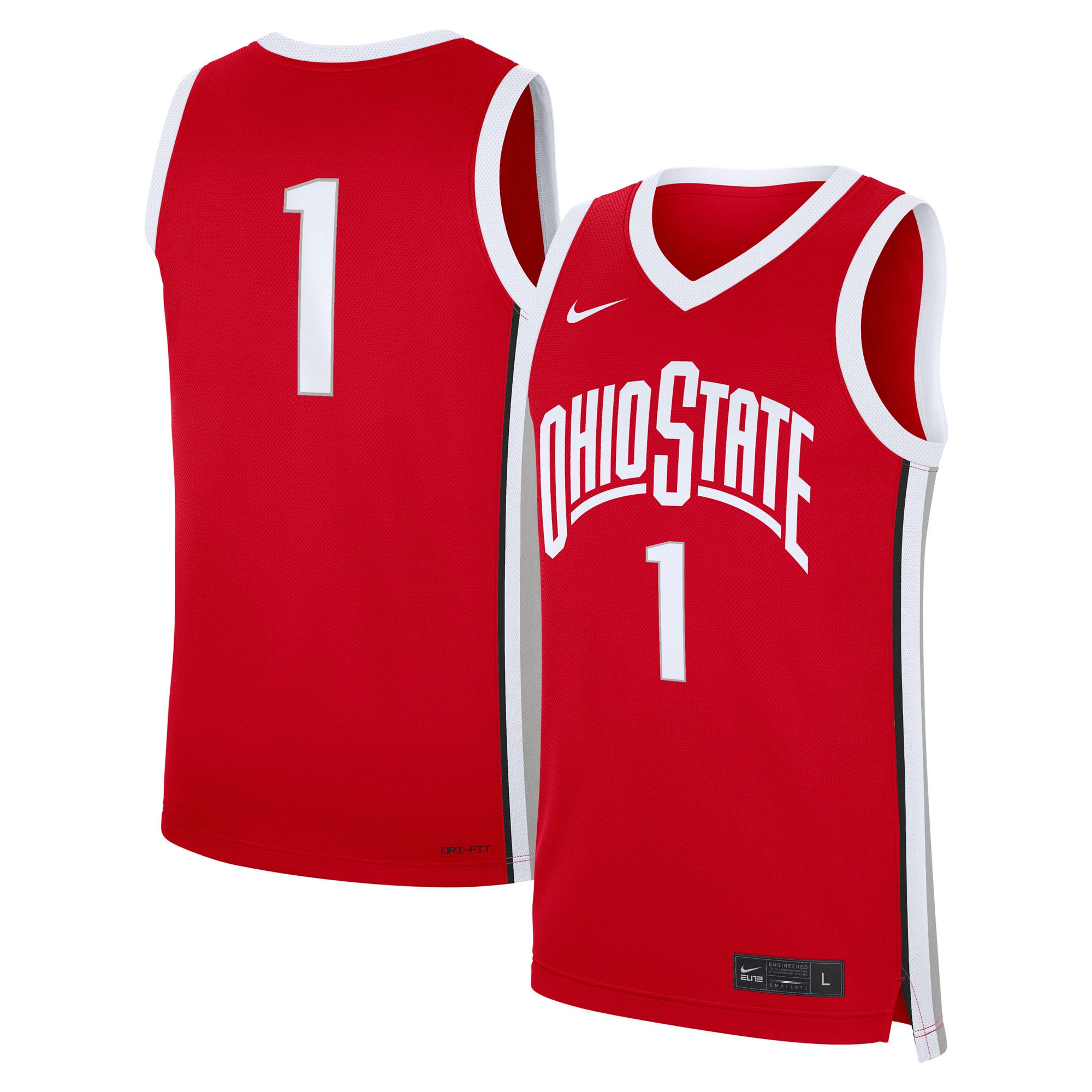 [NJP] Ohio State Buckeyes Road Replica Jersey - Scarlet