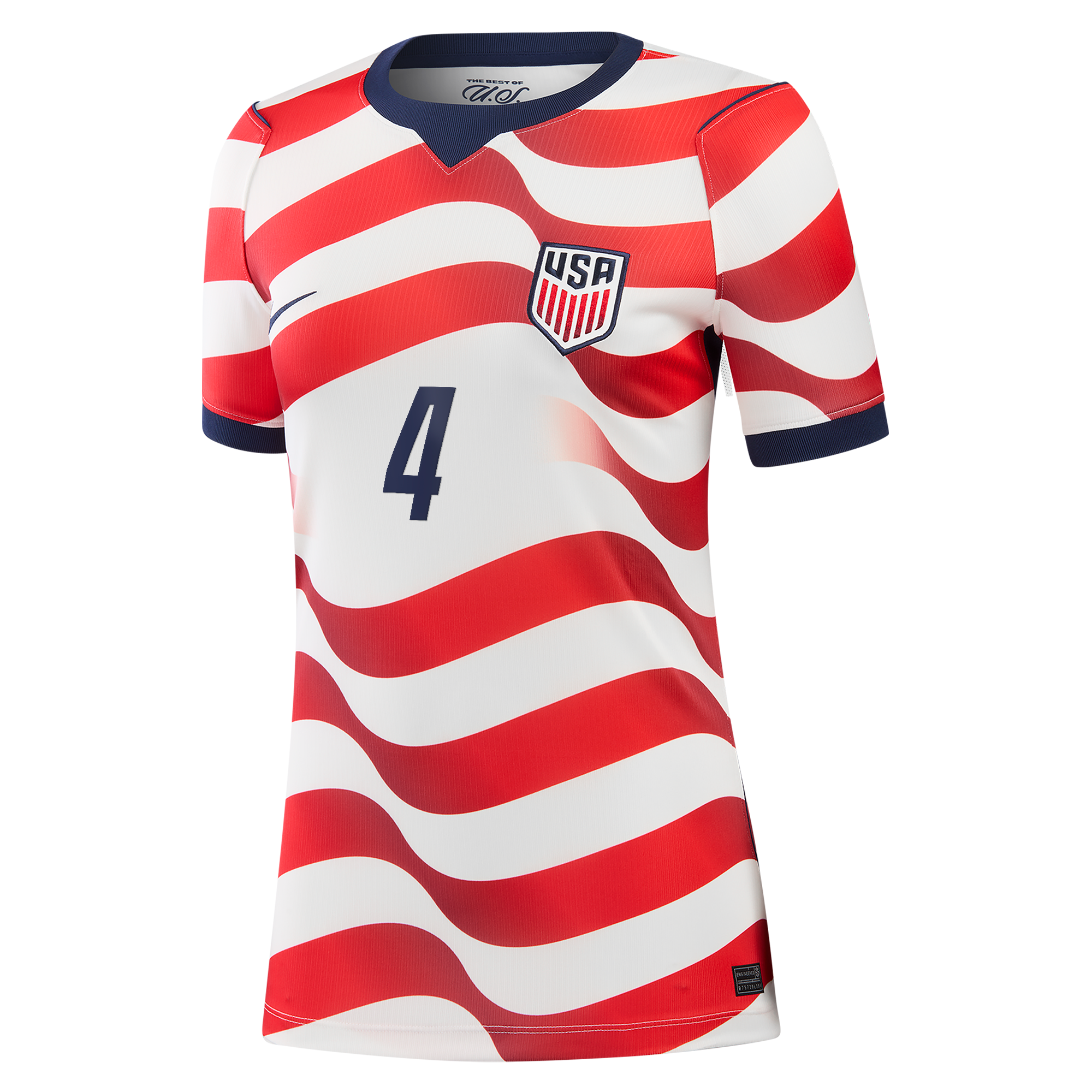 [JED] Tyler Adams USMNT Women's 2026 Home Stadium Replica Jersey - White