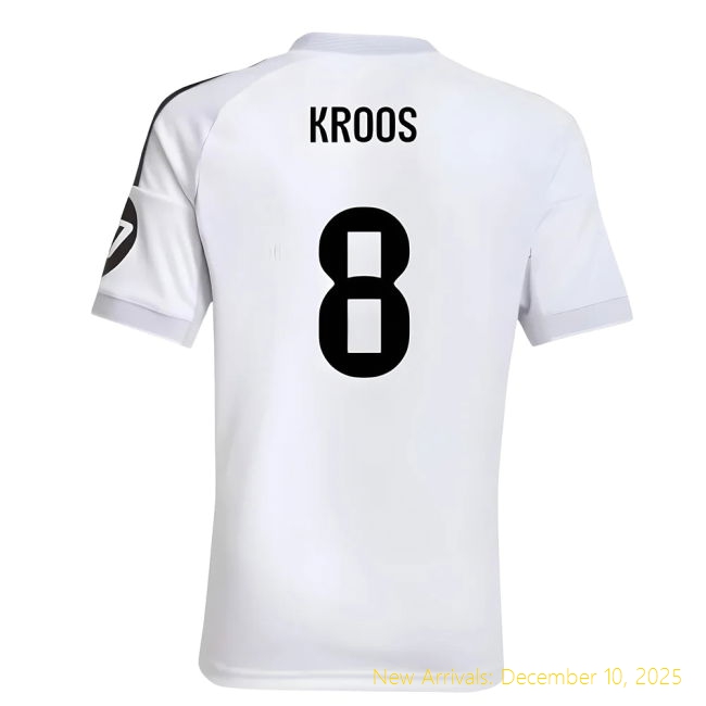 2025-2026 Real Madrid Home Shirt - Top Grade Match Day (Kroos 8) -...