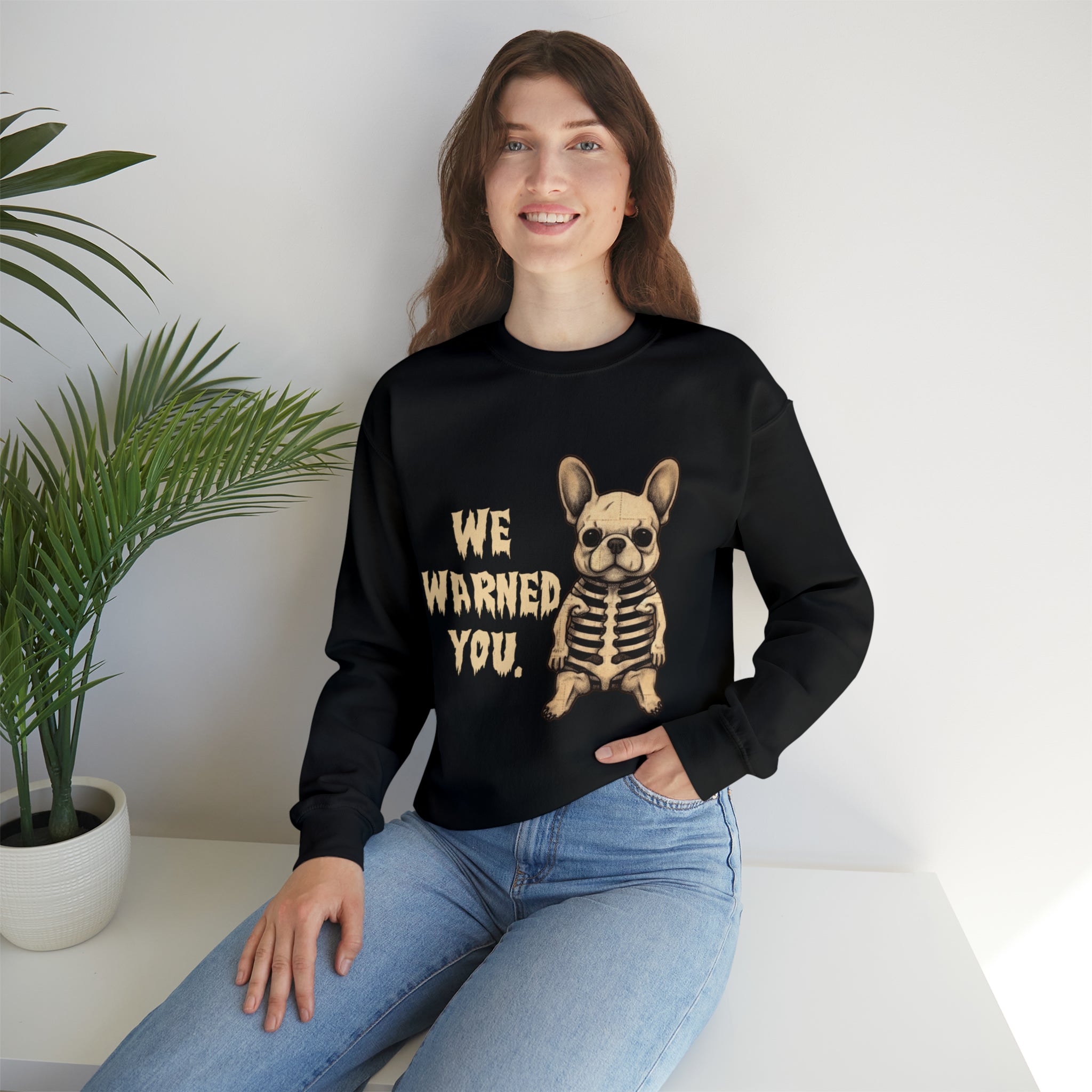 Street-Ready We Warned You Halloween Unisex Sweatshirt for Pet Stylish