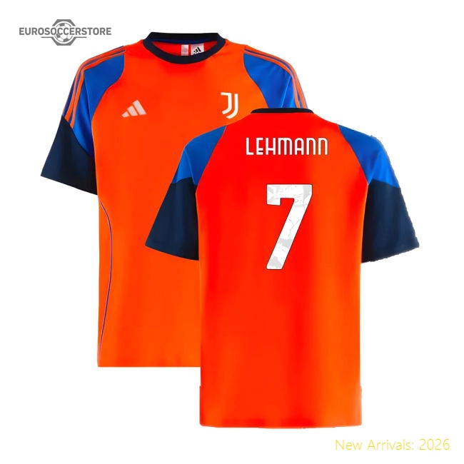 Professional-Grade 2024-2025 Juventus Training Tee (Orange) (Lehmann