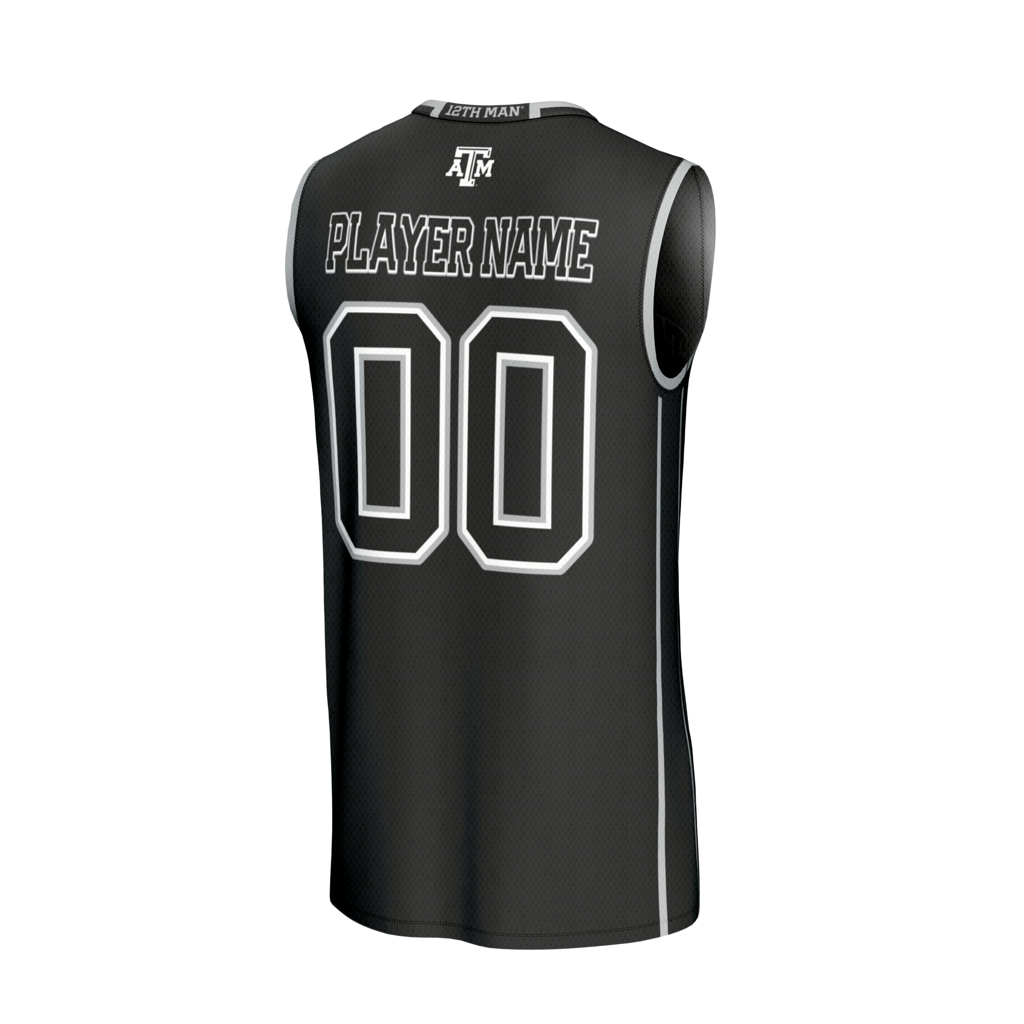 [NJP] Texas A&M Aggies GameDay Greats Youth Lightweight Collegiate Men's Basketball NIL Pick-A-Player Fashion Jersey - Black