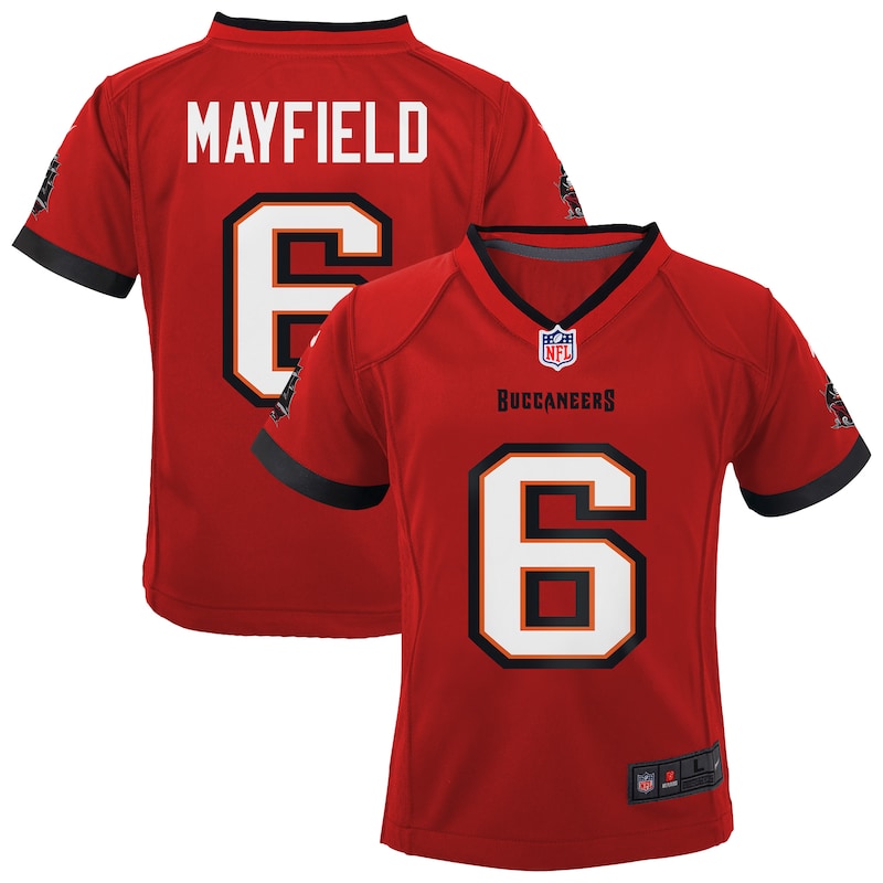 None Baker Mayfield TB Buccaneers Championship Genuine Jersey
