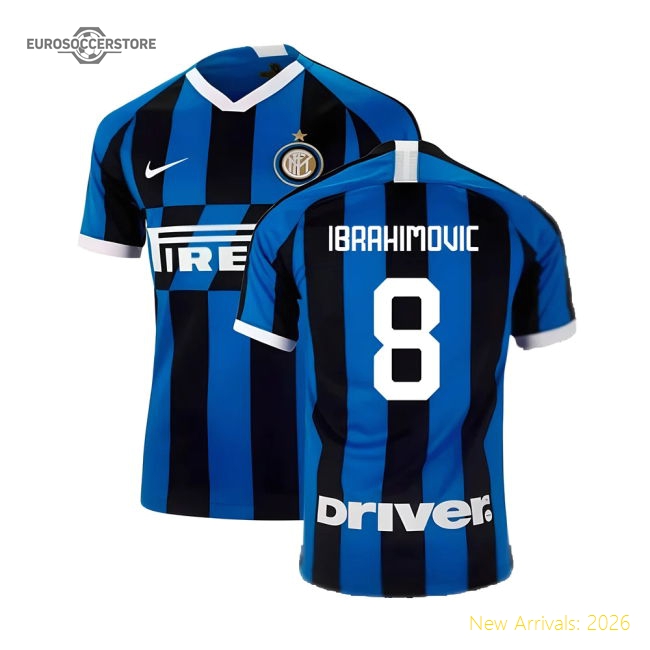 2019-2020 Inter Milan Home Shirt (ibrahimovic 8) - Match Quality