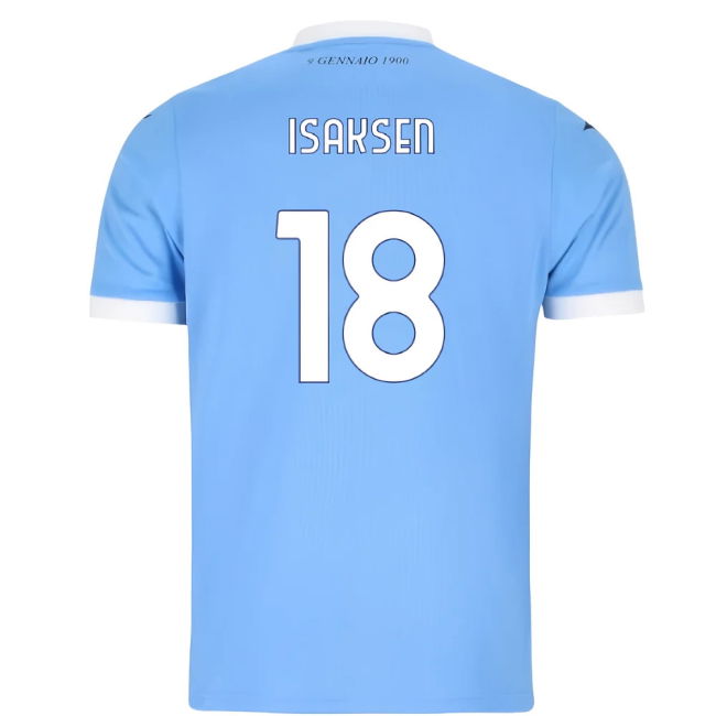 2025-2026 Lazio Home Competitive Price Shirt (Kids) (Isaksen 18)