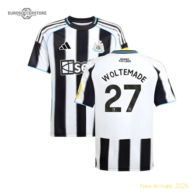 2025-2026 Newcastle Home Football Jersey (Kids) (Woltemade 27)