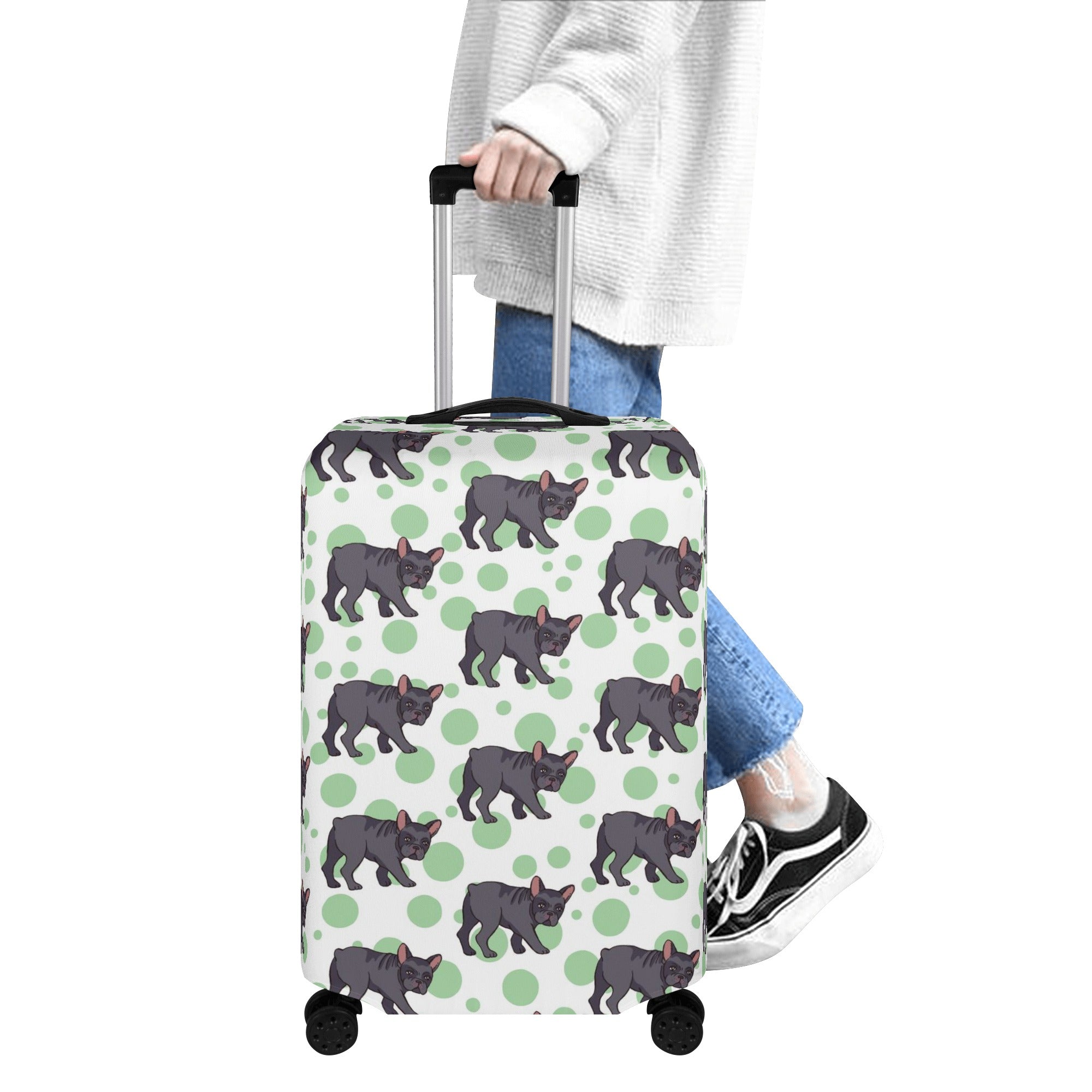 Everyday Comfortable Ellie - Luggage Cover for French Bulldog Lovers
