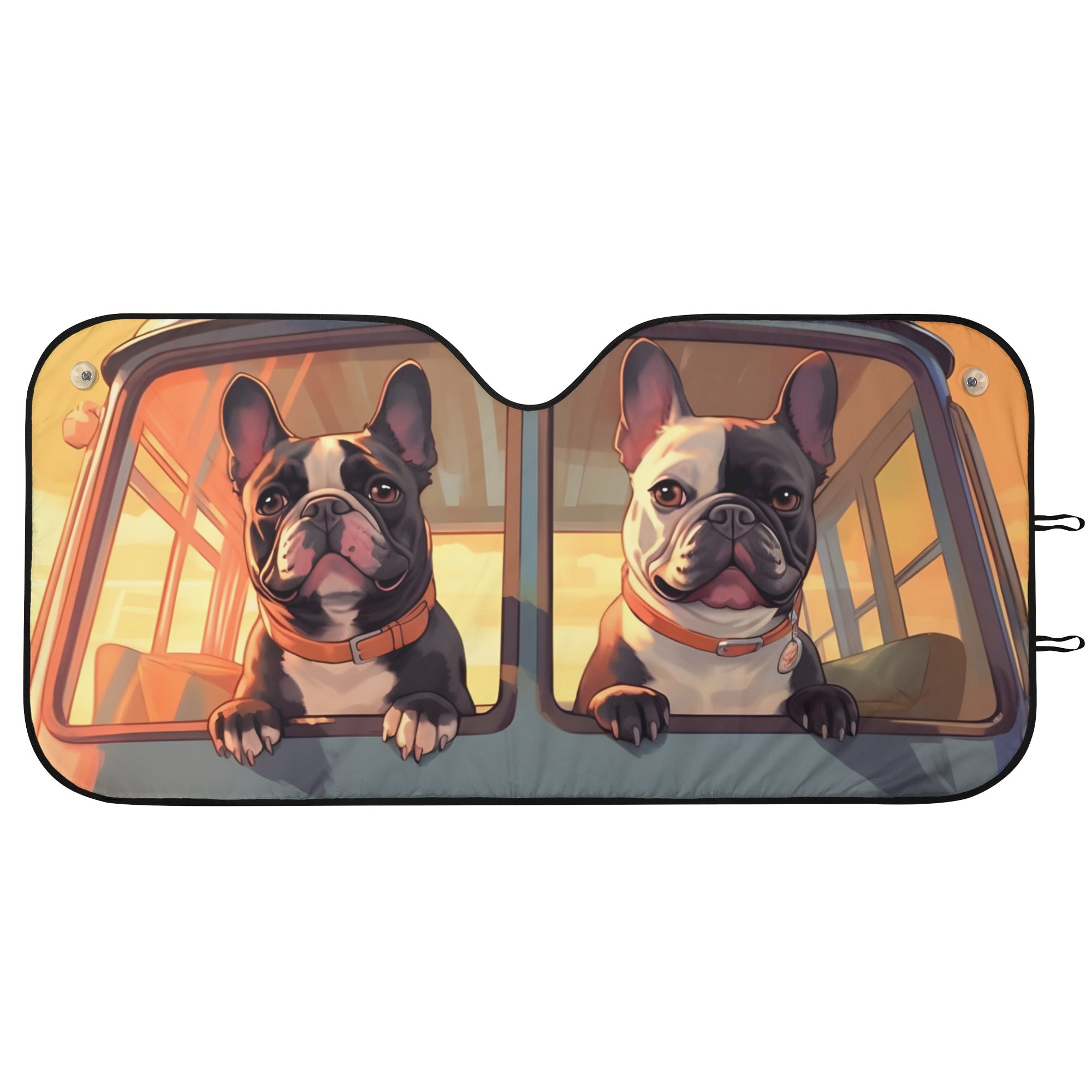 Culture-Inspired Cozy Henry - Car Auto Sun Shade for Pet Enthusiasts