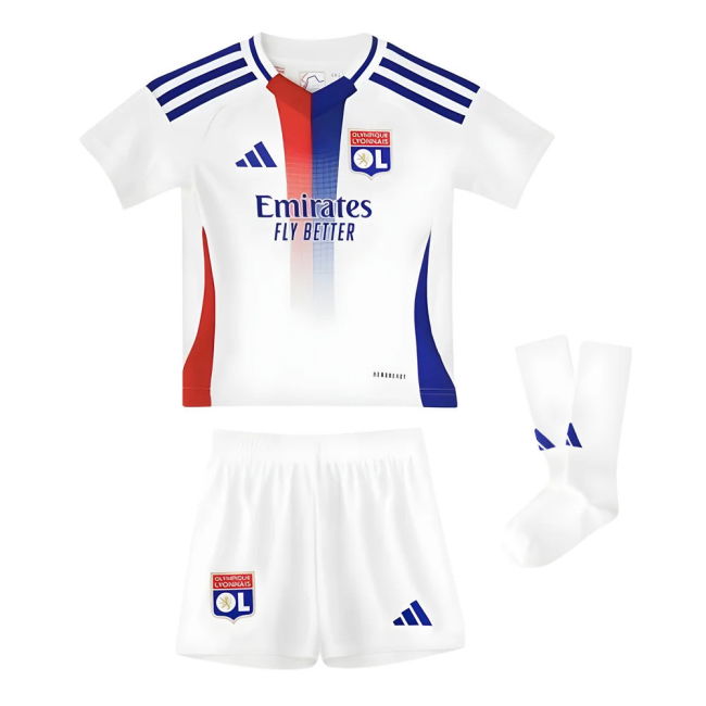2024-2025 Home Kit by Olympique Lyon Mini (Adult
