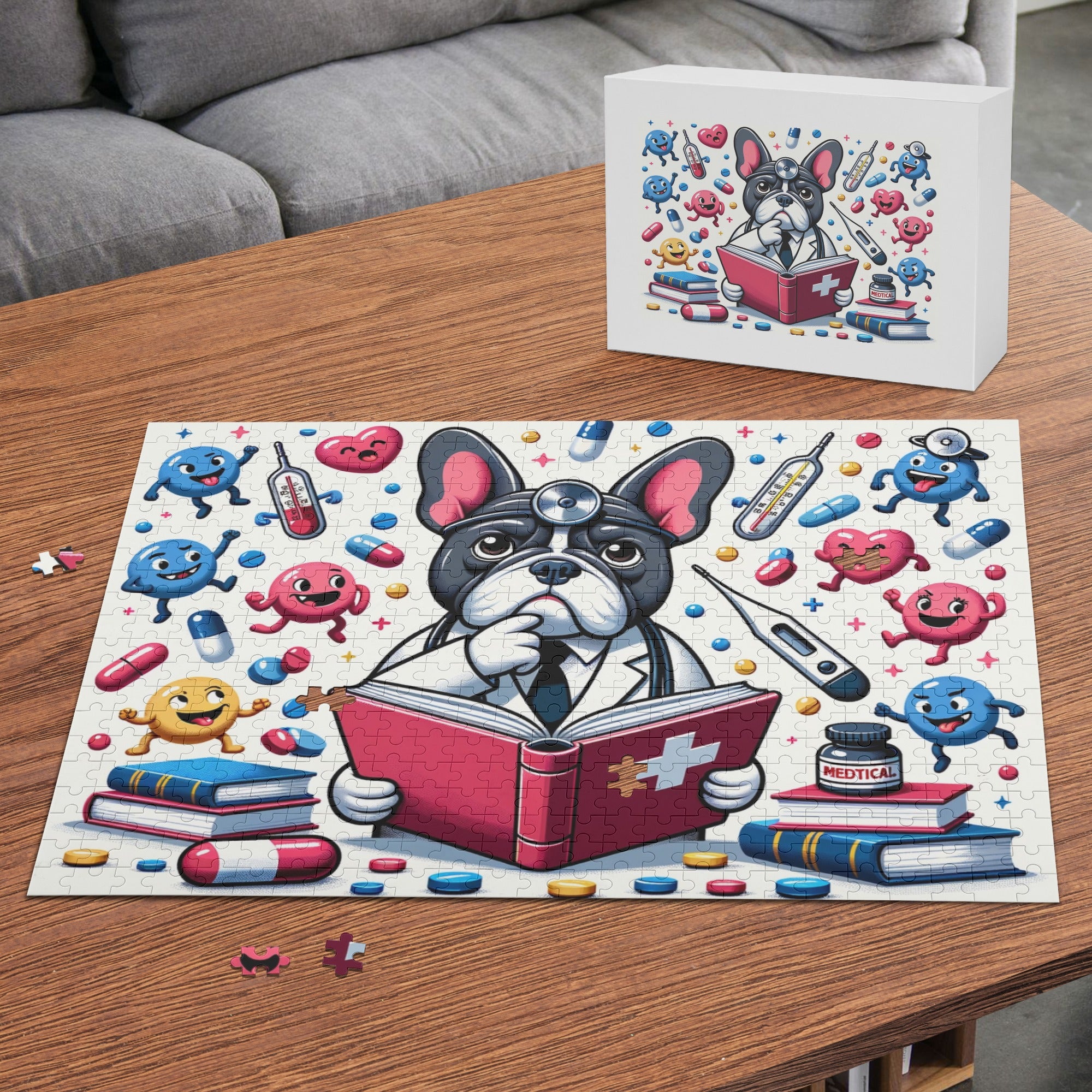 Minimal-Aesthetic Cozy Thor - 500-piece Wooden Puzzle for Everyday Wear