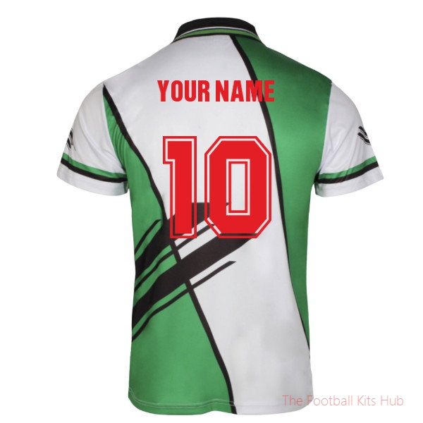 Plymouth Argyle 1995 1996 Plymouth Argyle Rotolok Retro Shirt (Your Name)