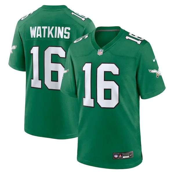 None Quez Watkins Game Jersey - Green | NFL Player Jersey | NFL Footba