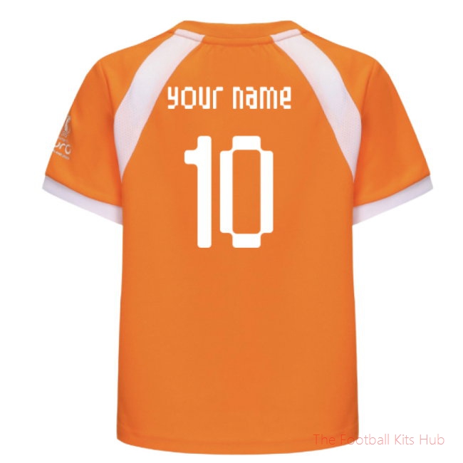 2025 Netherlands WEC Poly T-shirt (Orange) - Kids (Your Name)