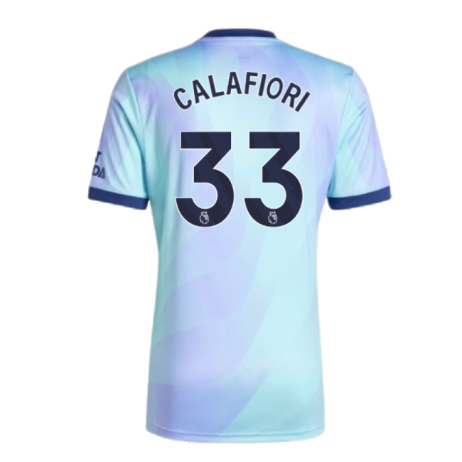 2024-20 Arsenal Third Shirt with Calafiori 33 L S