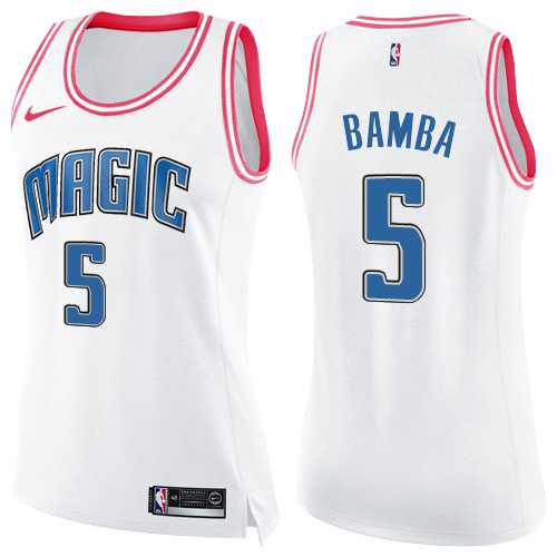 ORL Mohamed Bamba #5 Professional 2024 Icon NBA Swingman Jersey White